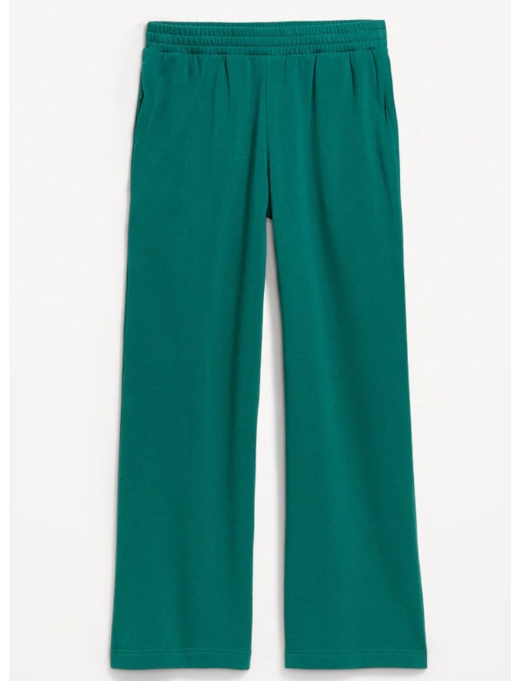 Old Navy High-Waisted SoComfy Wide-Leg Sweatpants Deep Lagoon (Green) Medium